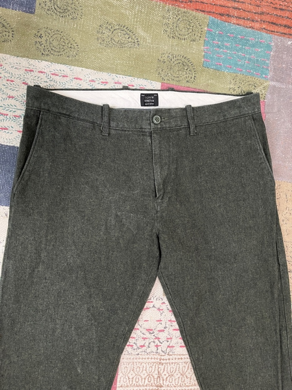 J. Crew 484 Slim Fit Pant in Stretch Brushed Twill Size 34 - Picture 2 of 9